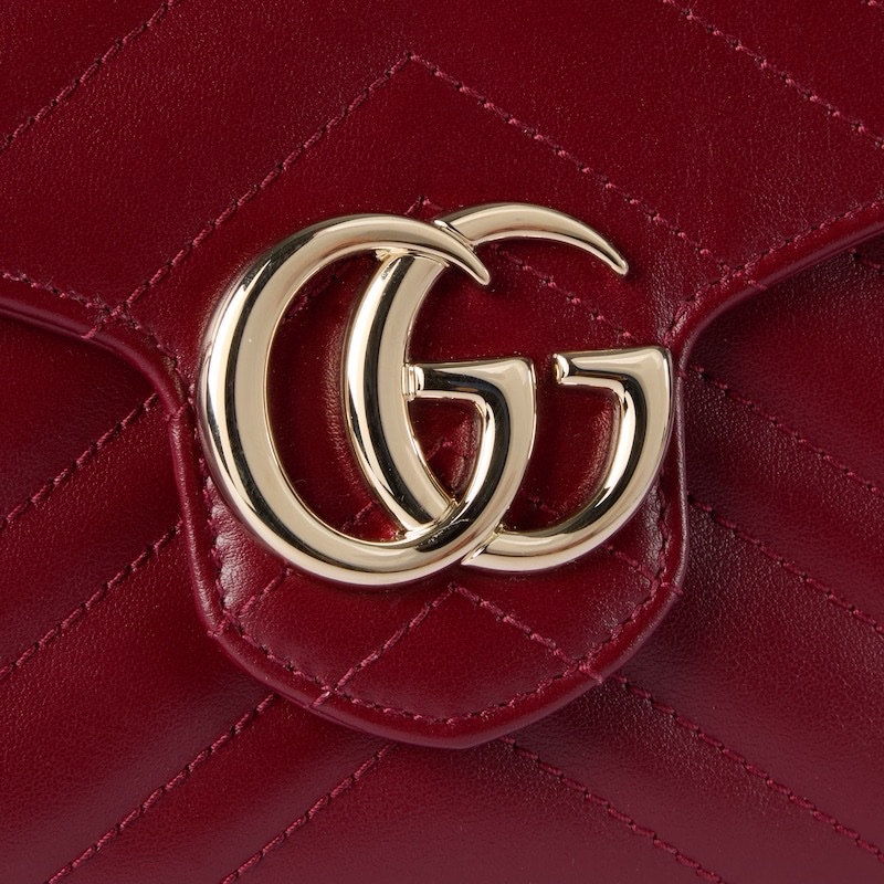 Gucci 女士 GG Marmont系列鏈式錢包均碼碼20cm*4cm*12cm-2