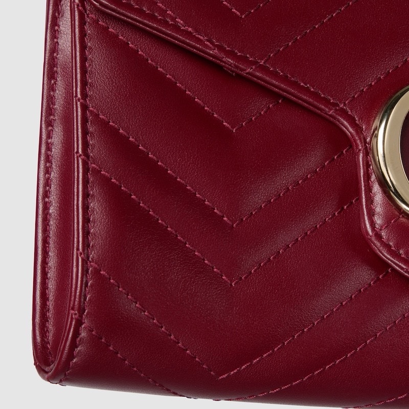 Gucci 女士 GG Marmont系列鏈式錢包均碼碼20cm*4cm*12cm-3