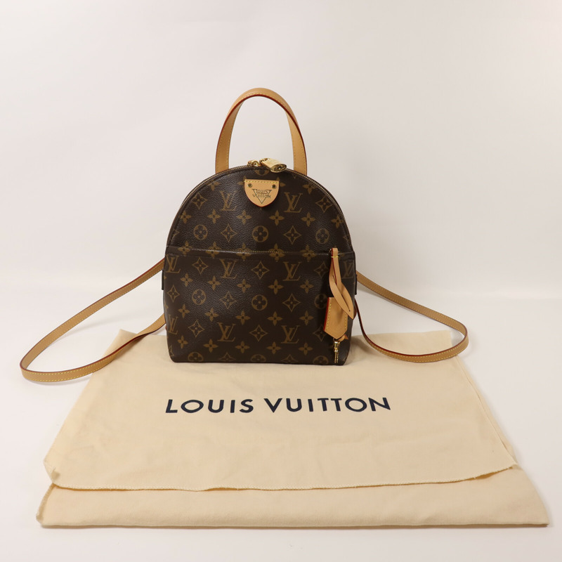 LOUIS VUITTON Monogram Moon Backpack金扣背包-8