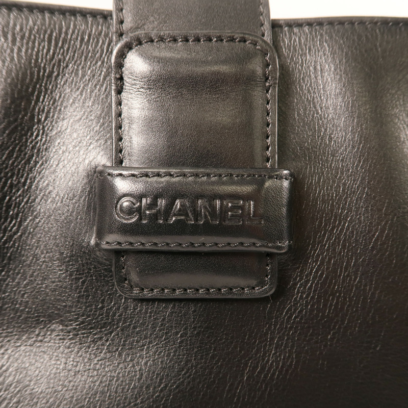 CHANEL 牛皮皮革Vintage Tote Bag肩背袋-9