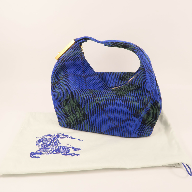 BURBERRY 帆布Peg Duffle Bag Medium金扣肩背袋-10