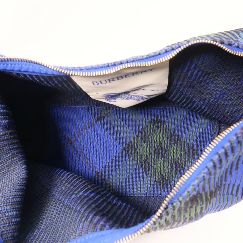 BURBERRY 帆布Peg Duffle Bag Medium金扣肩背袋-11