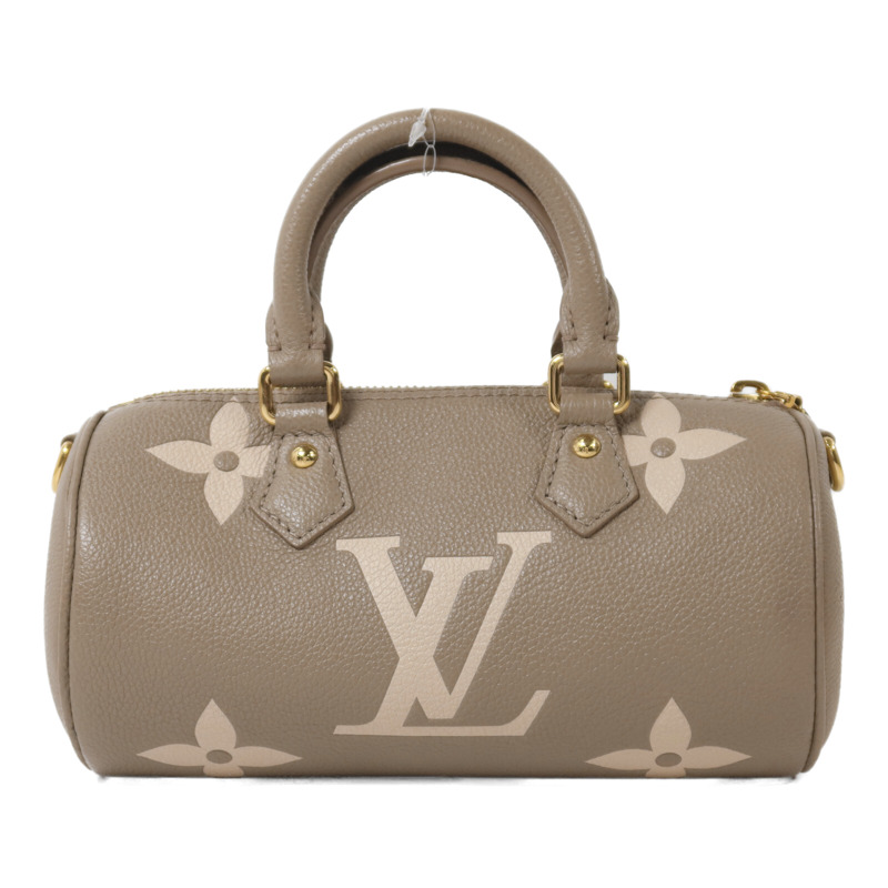 LOUIS VUITTON Monogram Empreinte Papillon BB金扣手挽肩背兩用袋-1