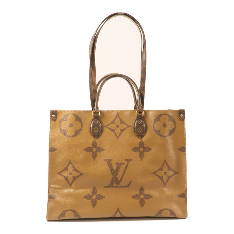 LOUIS VUITTON Monogram Giant OnTheGo GM金扣手挽肩背兩用袋-1