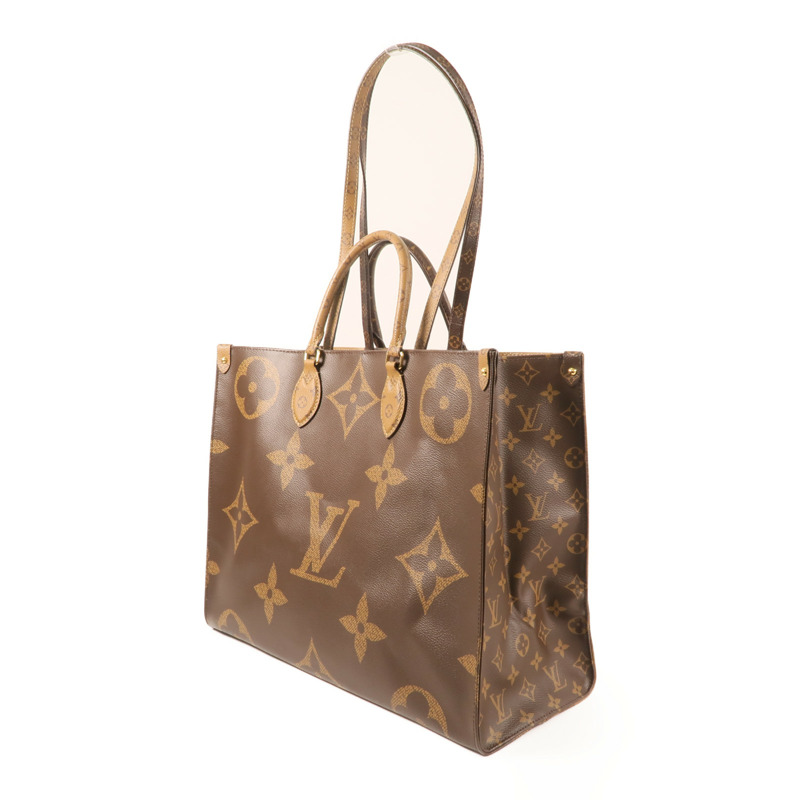 LOUIS VUITTON Monogram Giant OnTheGo GM金扣手挽肩背兩用袋-2