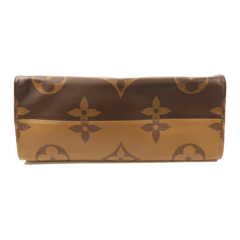 LOUIS VUITTON Monogram Giant OnTheGo GM金扣手挽肩背兩用袋-4
