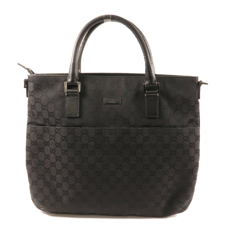 GUCCI 帆布Shoulder Bag銀扣肩背袋-0