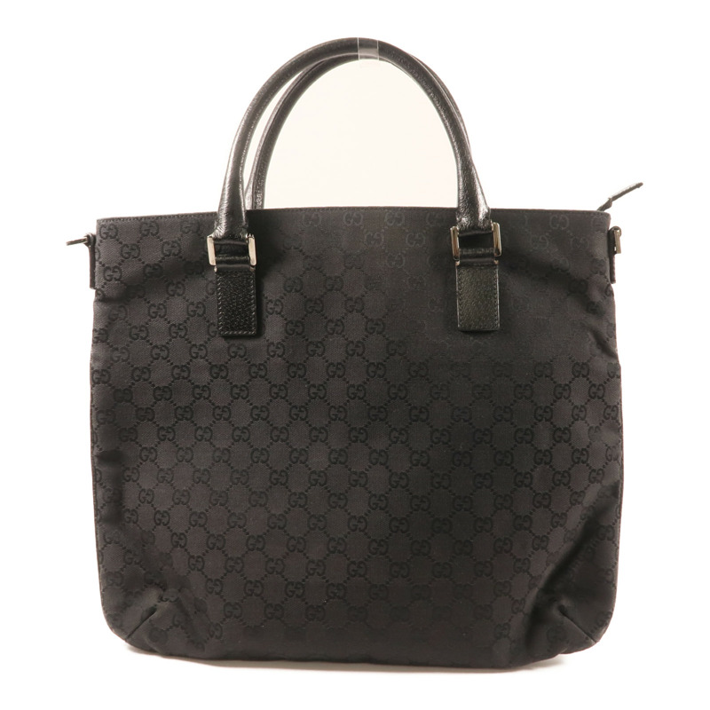 GUCCI 帆布Shoulder Bag銀扣肩背袋-1