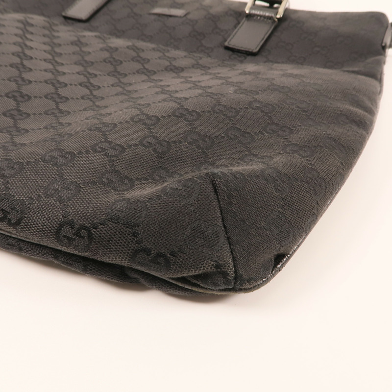 GUCCI 帆布Shoulder Bag銀扣肩背袋-5