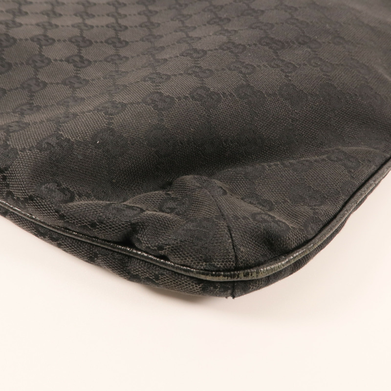 GUCCI 帆布Shoulder Bag銀扣肩背袋-7