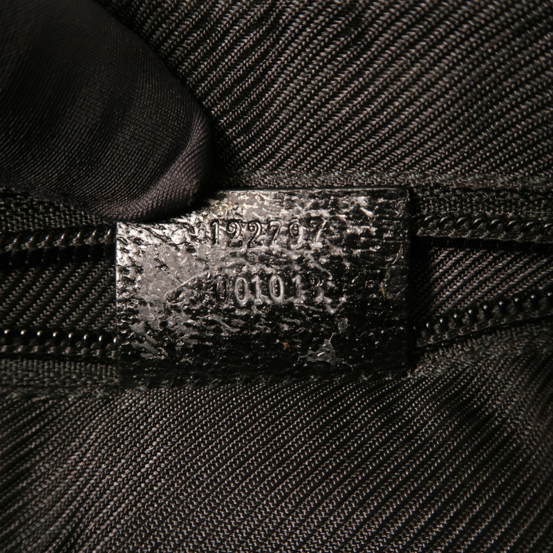 GUCCI 帆布Shoulder Bag銀扣肩背袋-13