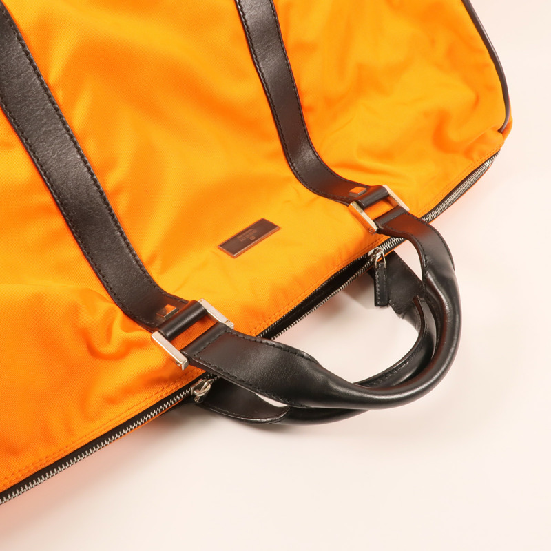 GUCCI 尼龍Boston Bag銀扣波士頓包-3