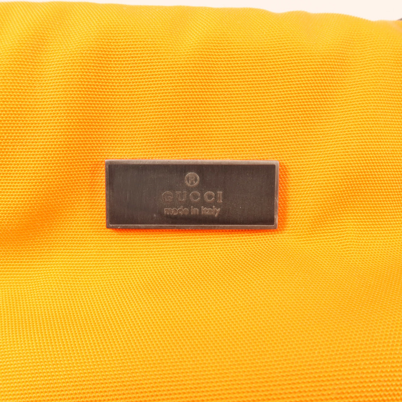 GUCCI 尼龍Boston Bag銀扣波士頓包-9