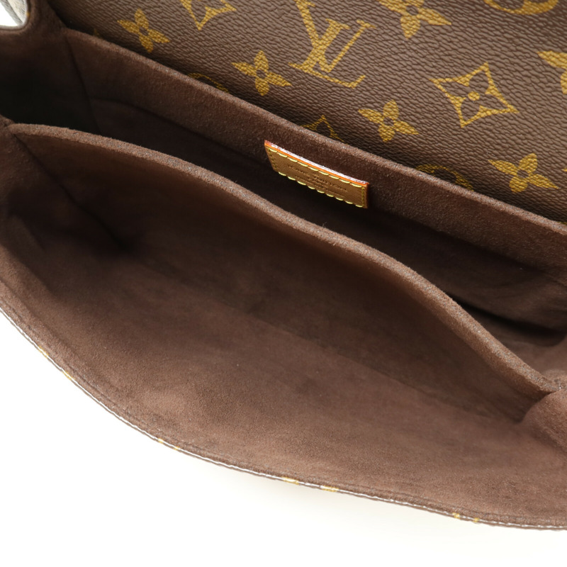 LOUIS VUITTON Monogram Pochette Metis MM金扣手挽肩背兩用袋-4