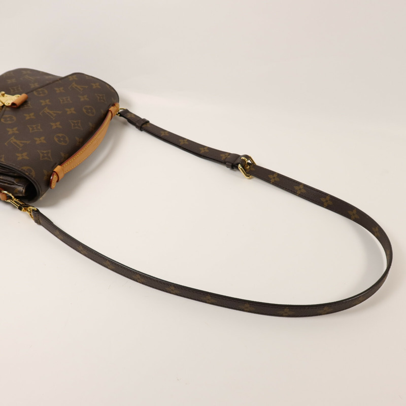 LOUIS VUITTON Monogram Pochette Metis MM金扣手挽肩背兩用袋-6
