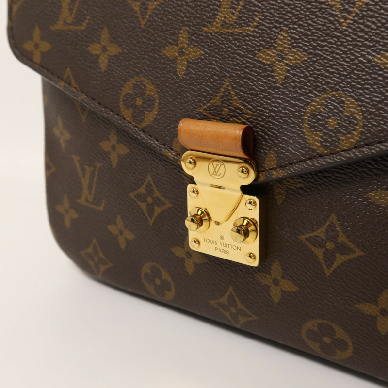 LOUIS VUITTON Monogram Pochette Metis MM金扣手挽肩背兩用袋-7