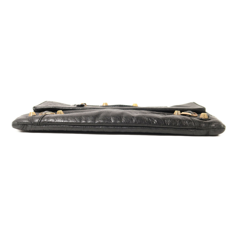 BALENCIAGA 牛皮皮革Envelope Clutch金扣手拿包-3