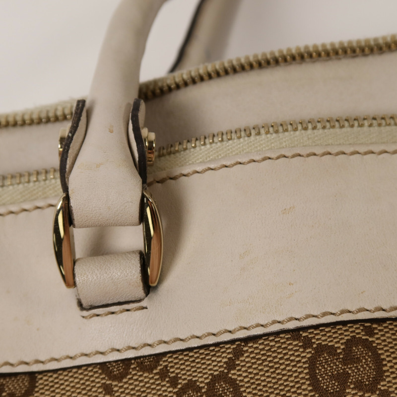 GUCCI 帆布Shoulder Bag金扣肩背袋-17