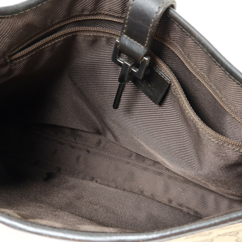 GUCCI 帆布Jackie Hobo銀扣肩背袋-4