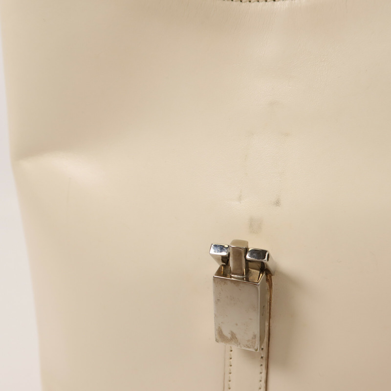 GUCCI 牛皮皮革Jackie Vintage銀扣肩背袋-14