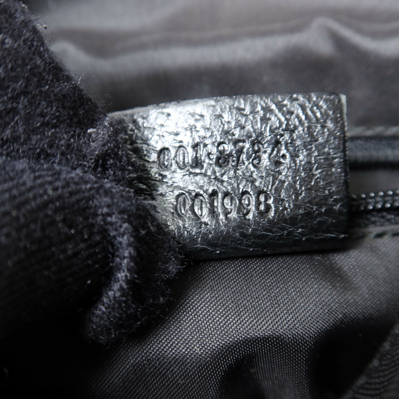 GUCCI 帆布Pouch Shoulder銀扣肩背袋-6