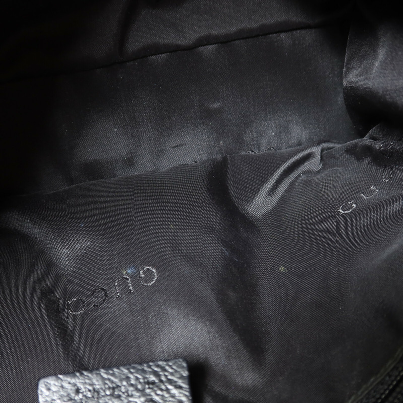 GUCCI 帆布Pouch Shoulder銀扣肩背袋-14