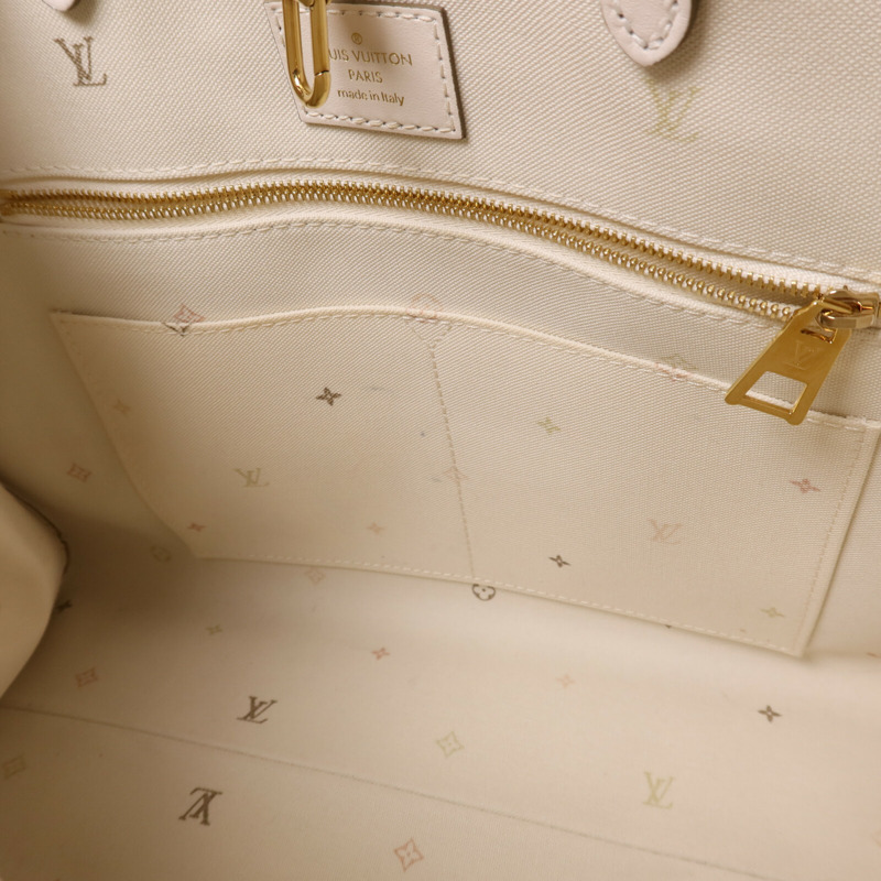 LOUIS VUITTON Monogram Empreinte Gradient On the Go MM金扣手挽肩背兩用袋-8