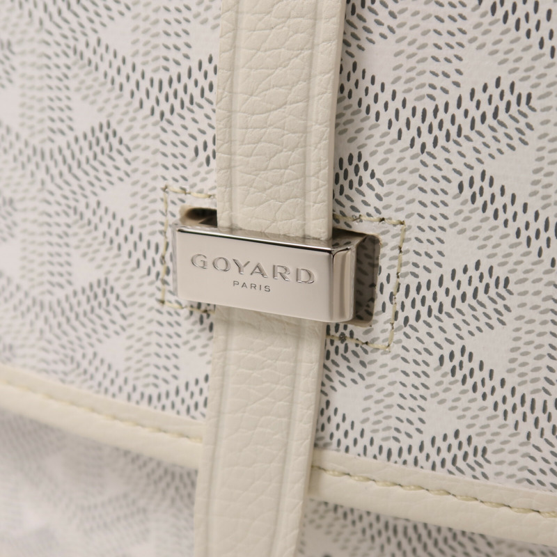 GOYARD 牛皮皮革Belvedere PM銀扣肩背袋-7