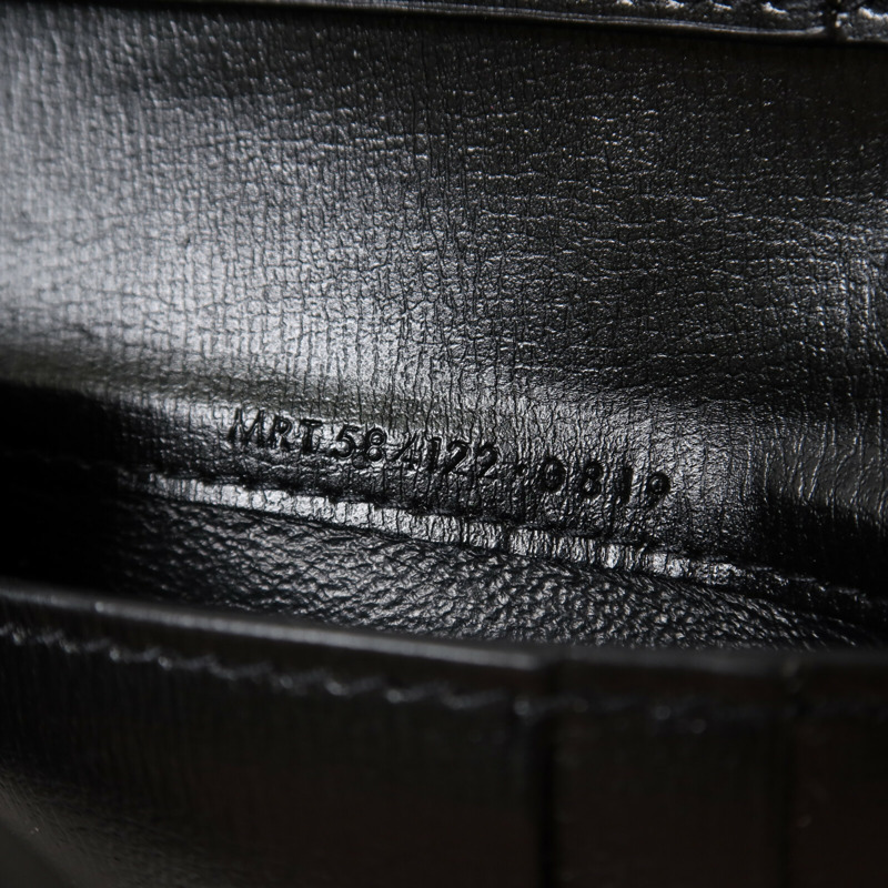 SAINT LAURENT 牛皮皮革Wallet銀扣錢包-7