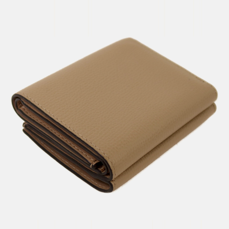 LOEWE 牛皮皮革Wallet銀扣錢包-4