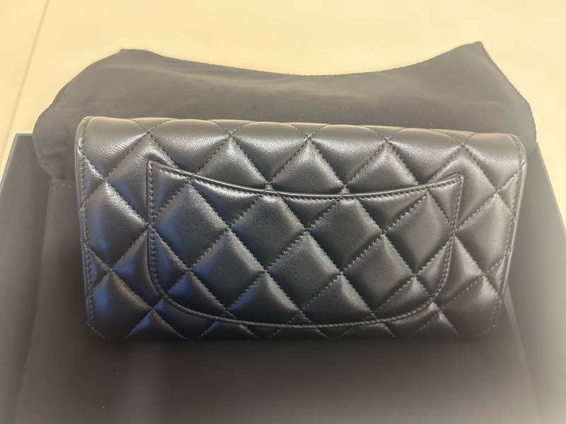 CHANEL CF長夾金釦/香奈兒長夾-5