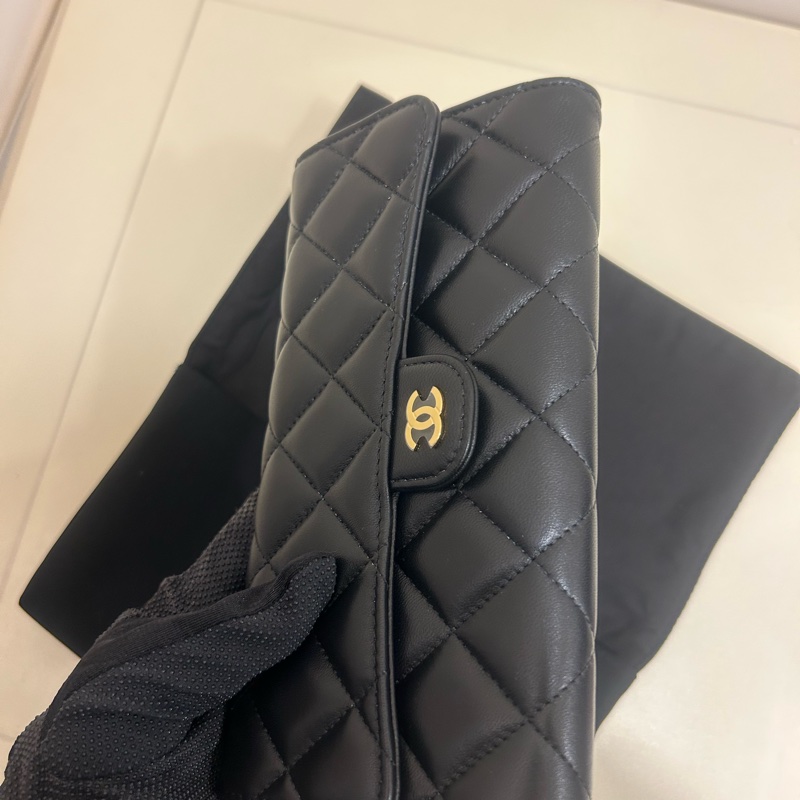 CHANEL CF長夾金釦/香奈兒長夾-8
