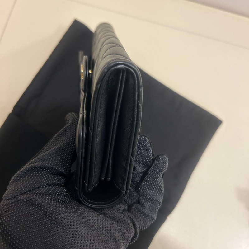 CHANEL CF長夾金釦/香奈兒長夾-10