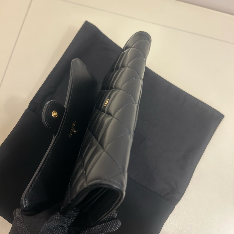 CHANEL CF長夾金釦/香奈兒長夾-11