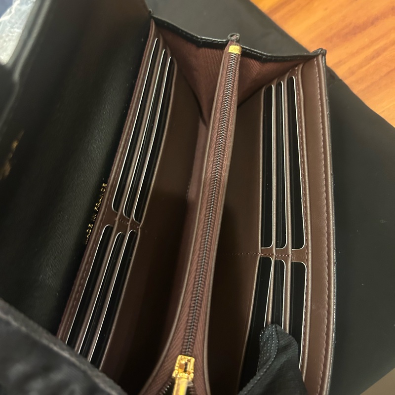 CHANEL CF長夾金釦/香奈兒長夾-12