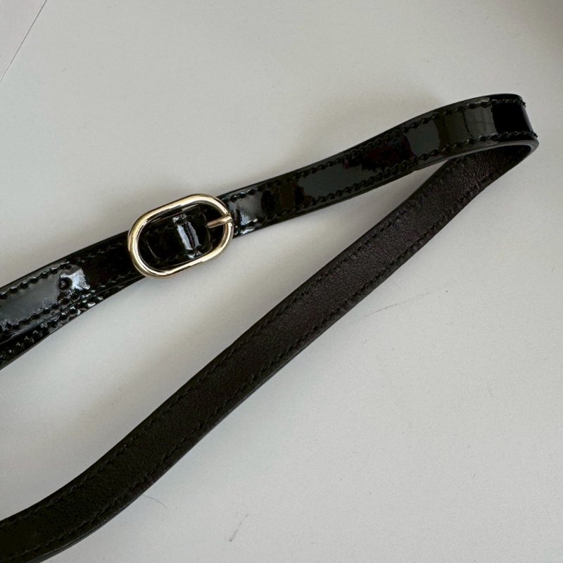 🎉全黑質感低調 GUCCI 黑色漆皮ALMA手提肩背斜背包-15