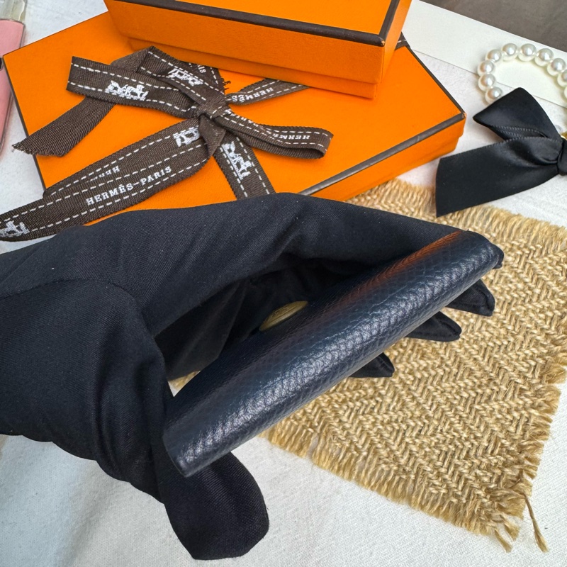 Hermès 藍綠迷你零錢包 vintage 二手 中古-7