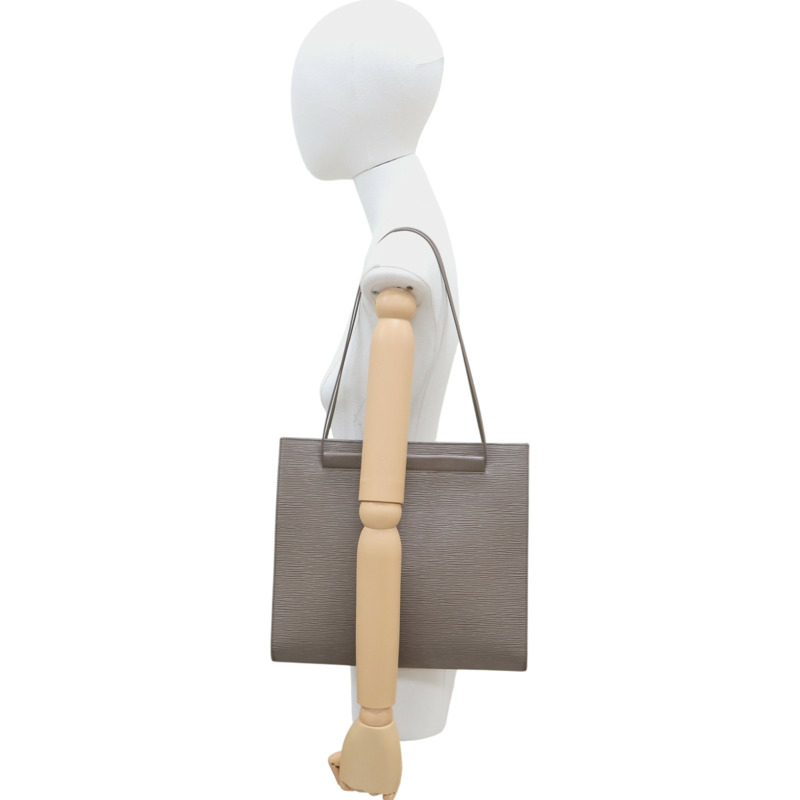 灰色 EPI 水波紋 牛皮 Saint Tropez 肩背包 M5246C【LOUIS VUITTON LV 路易威登】 M5246C-9