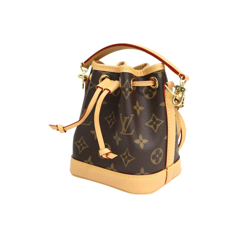 棕色 原花帆布 Nano Noe 兩用包 M81266【LOUIS VUITTON LV 路易威登】 M81266-2