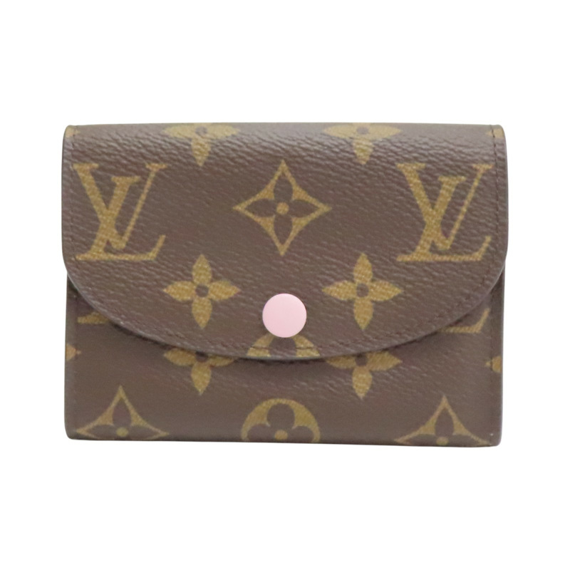 棕色 原花帆布 Rosalie Coin Purse 零錢包 刻字 M62361【LOUIS VUITTON LV 路易威登】 M62361-0