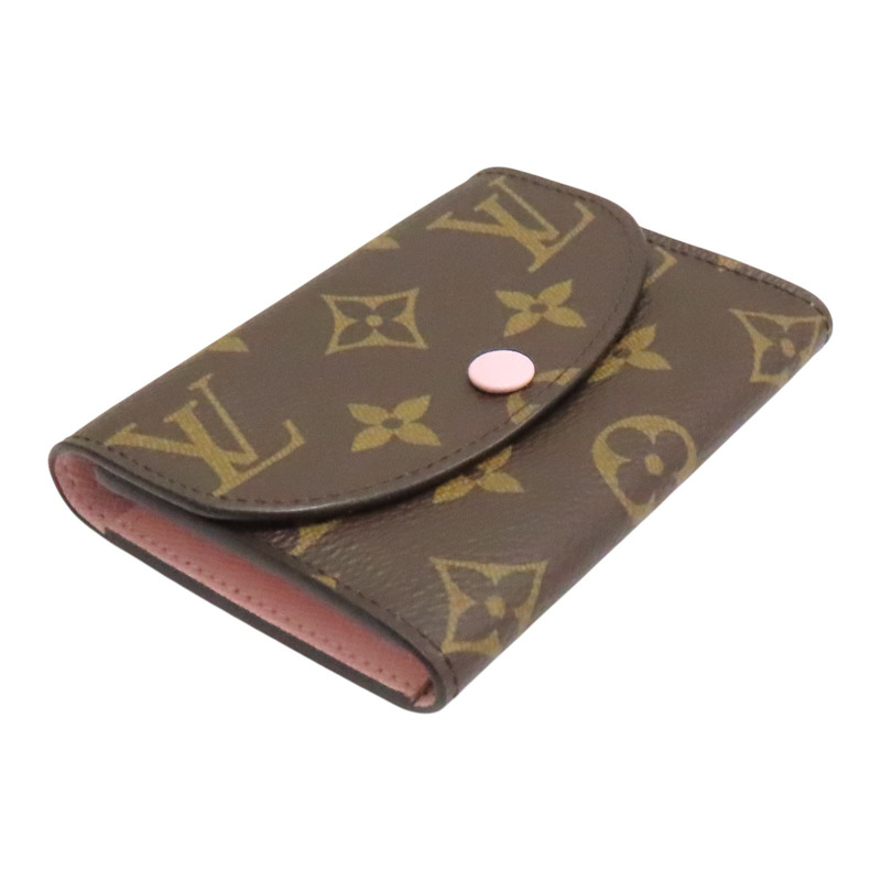 棕色 原花帆布 Rosalie Coin Purse 零錢包 刻字 M62361【LOUIS VUITTON LV 路易威登】 M62361-2