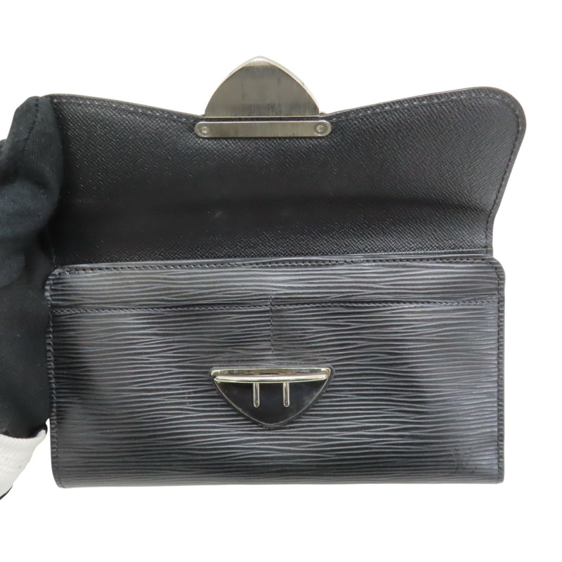 黑色 EPI牛皮 Portefeuille EuGenie 三折長夾 M63882【LOUIS VUITTON LV 路易威登】 M63882-4
