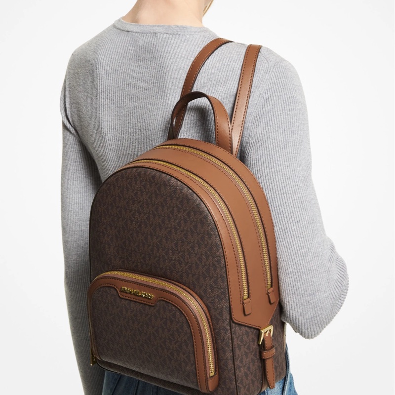 Michael Kors 女士 Jaycee 大號老花雙肩包均碼碼38cm*17cm*30cm-0