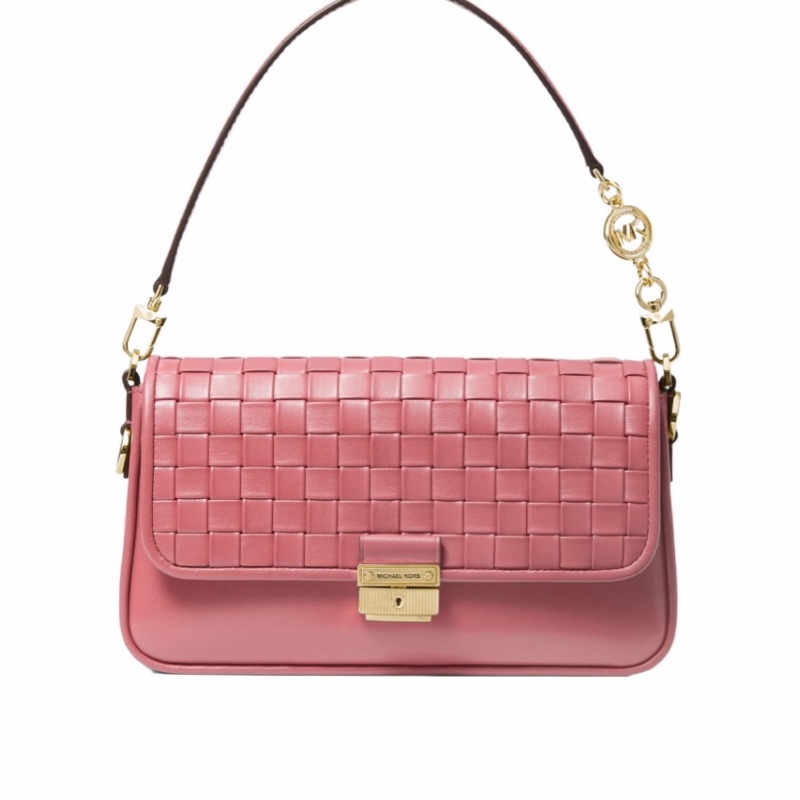 Michael Kors 女士 Bradshaw 小號編織單肩包均碼碼26 X 4 X 14 CM-2