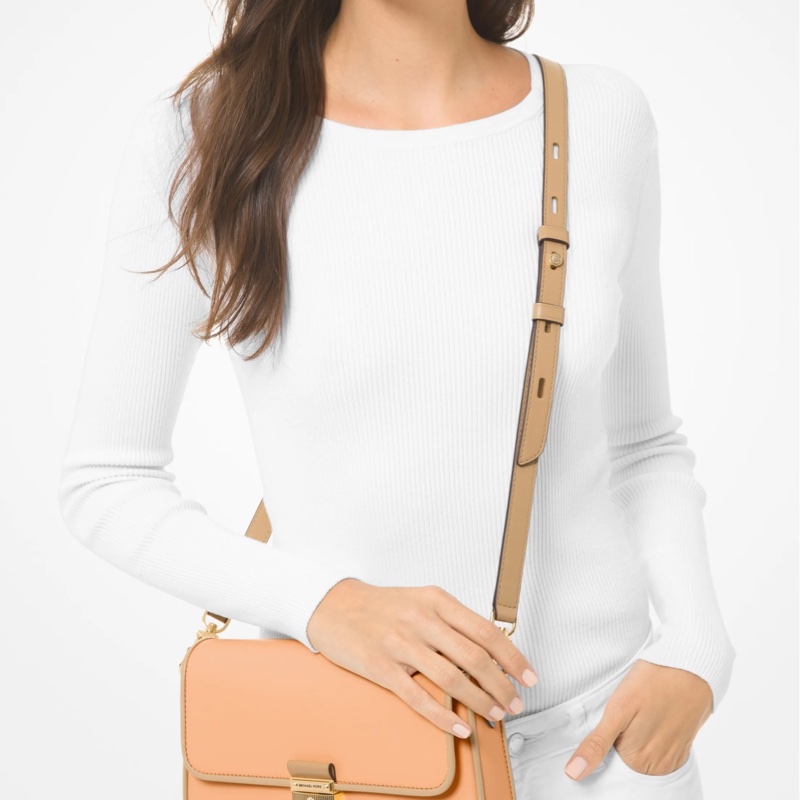 Michael Kors 女士 Bradshaw 小號翻蓋單肩包均碼碼26cm*4cm*14cm-4