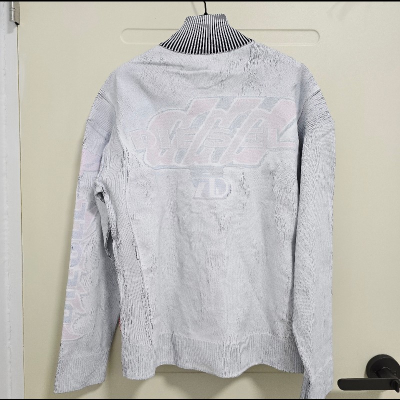 DIESEL 塗料剝落感設計夾克-1