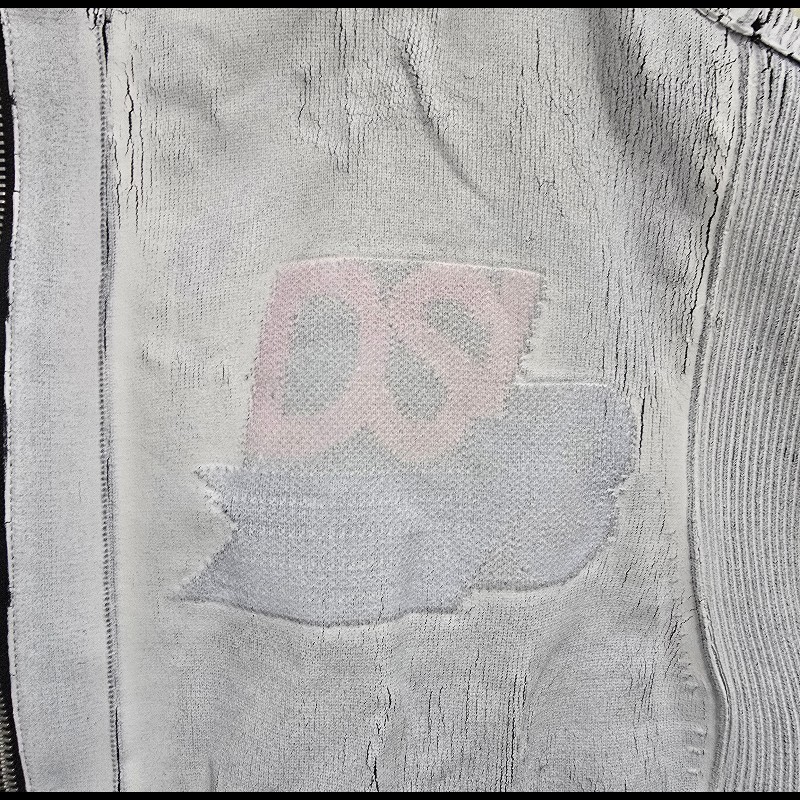 DIESEL 塗料剝落感設計夾克-3