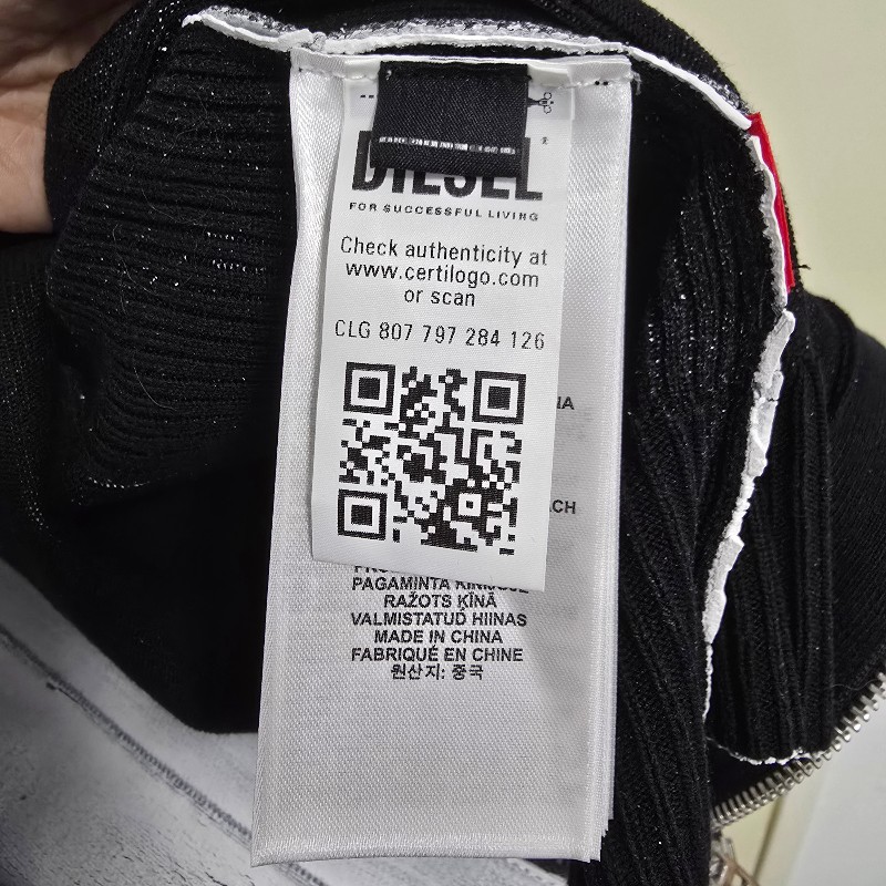 DIESEL 塗料剝落感設計夾克-6