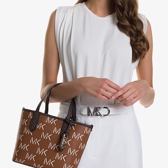 Michael Kors 女士 超小號ELIZA徽標壓花單肩包均碼碼27cm*11cm*19.5cm-3