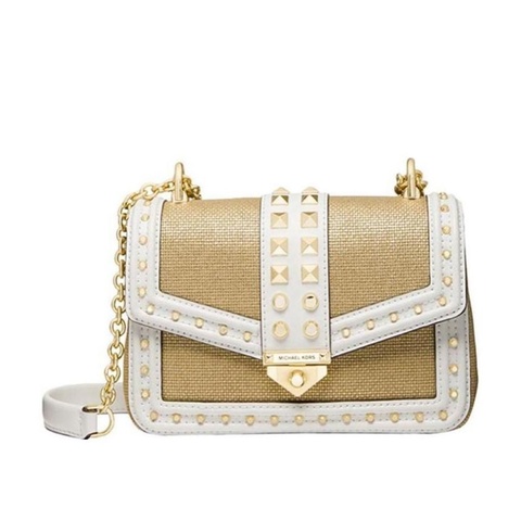 Michael Kors 女士 'Soho'鏈條單肩包均碼碼長：20cm，寬：7cm，高：12cm